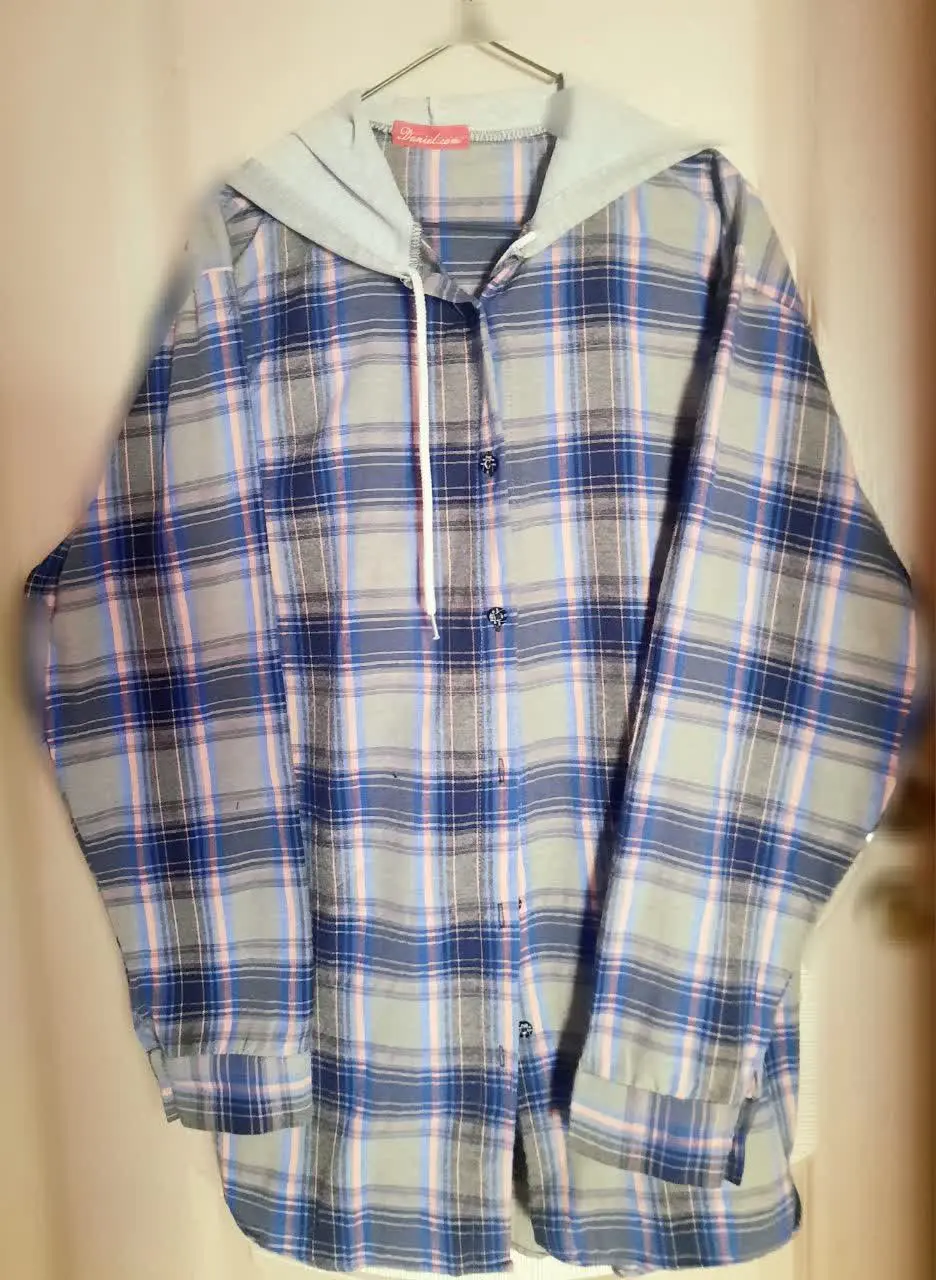 🌼مانتویی جلو دکمه دار، کلاهدار اسپرت
