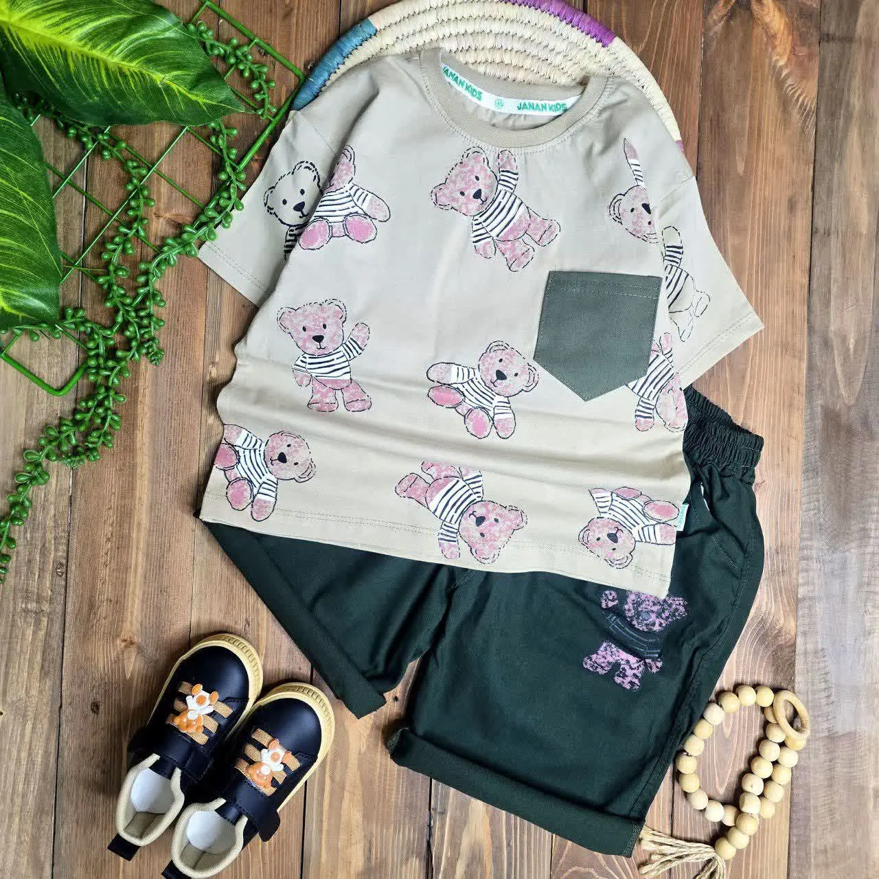 جنس: پنبه اعلا شلوارک کتان نخ