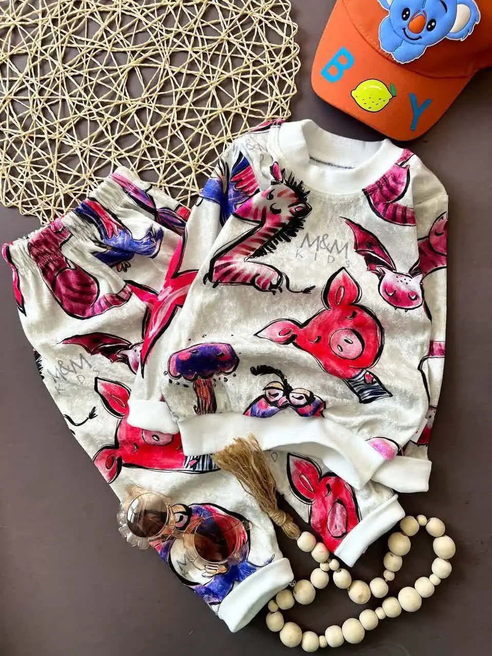 بلوز شلوار مخمل 
