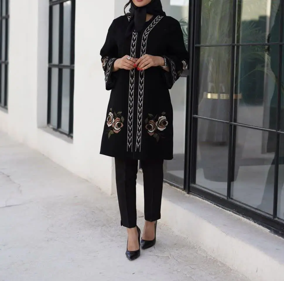 شانتون گلدوزی گل جفتی مدل الیزا
