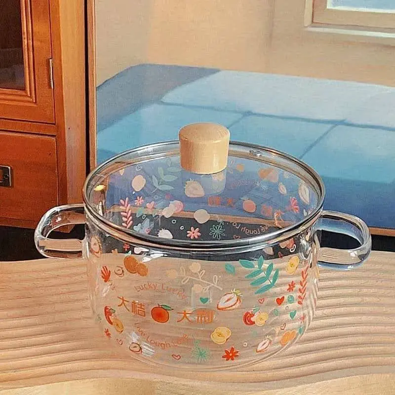 قابلمه پیریکس حجم ۲ لیتر شعله مستقیم 
