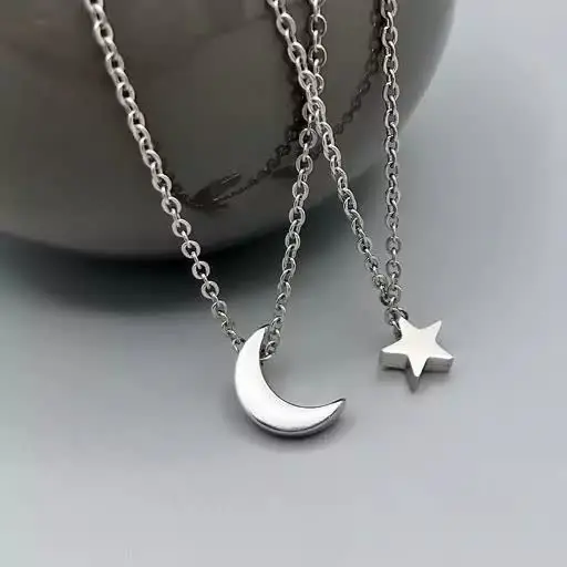 💍گردنبند های ماه و ستاره و...