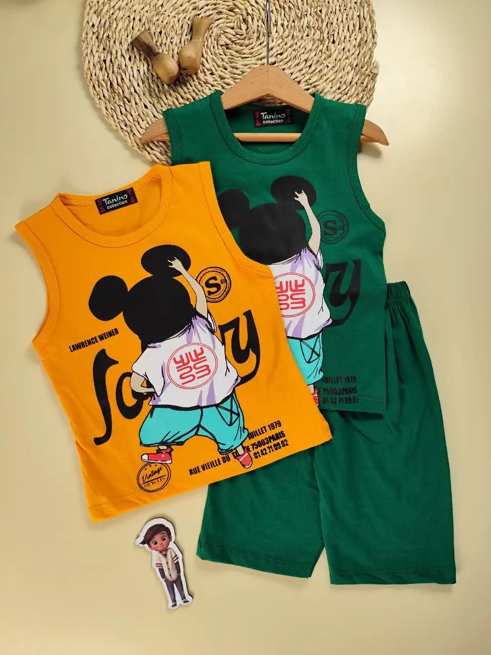 تاپ شلوارک میکی gamer
