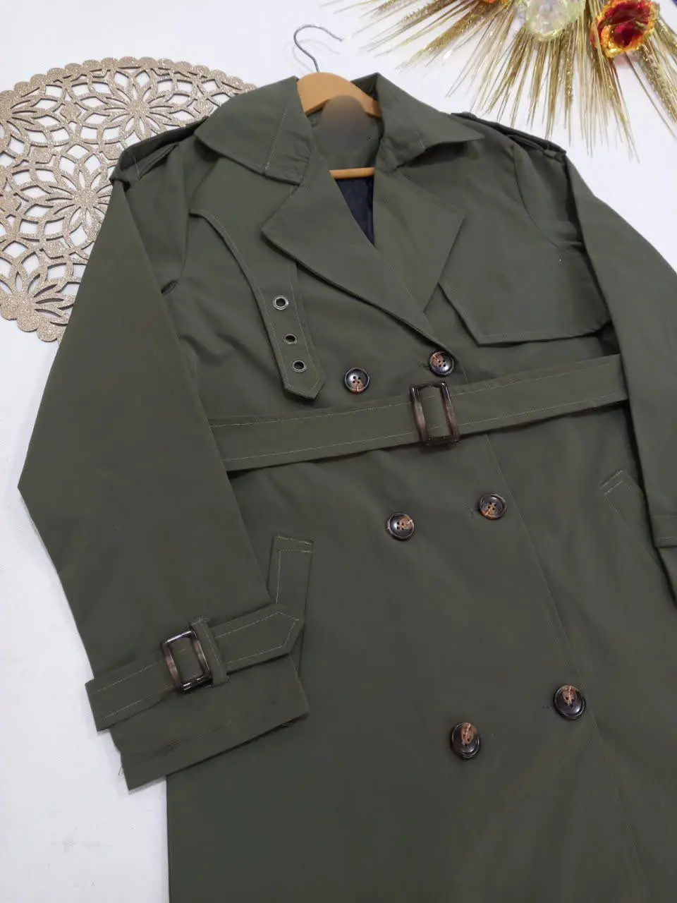 🌿مدل: مانتوبارونی #صبا
