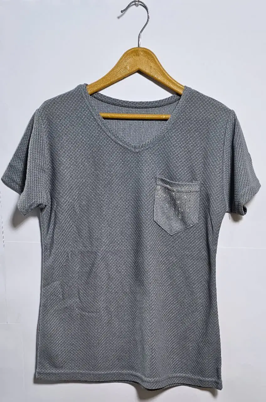 🖋نام: تیشرت ژاکارد تک جیب
