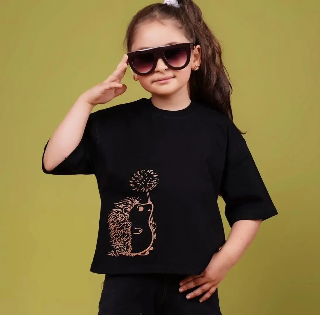 تیشرت تک دخترانه محرمی
