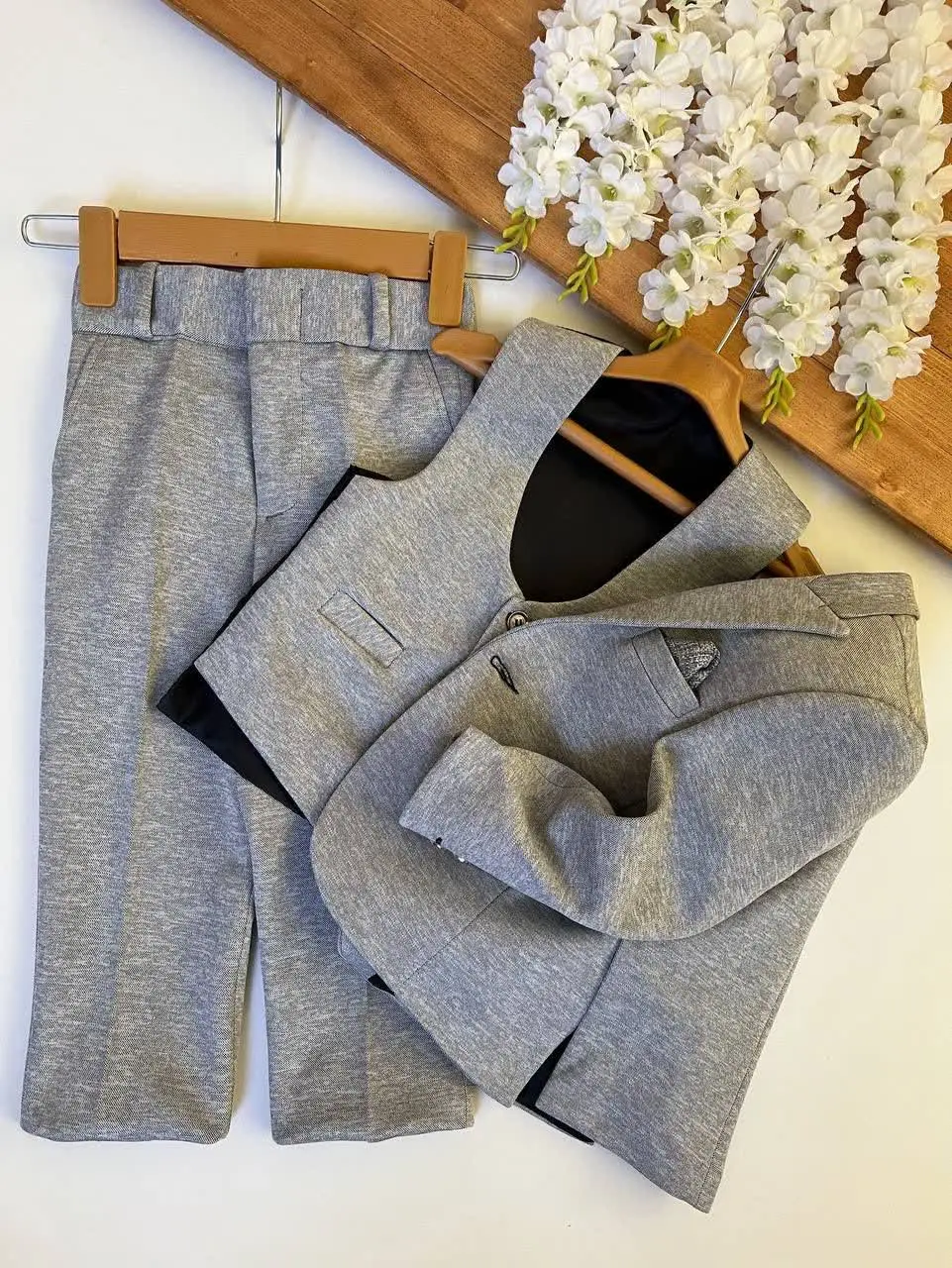 کت+شلوار+ ژیله مختص شازده پسرا🥰🥰
