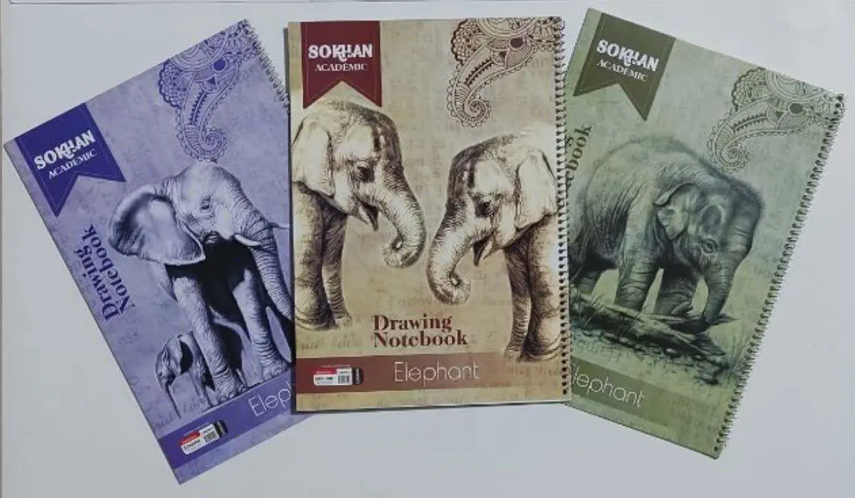 ✅دفتر فیلی ۲۰ برگ موم دار س...