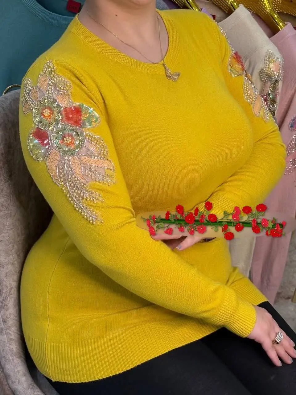 بافت گپ سر شونه کار شده😍