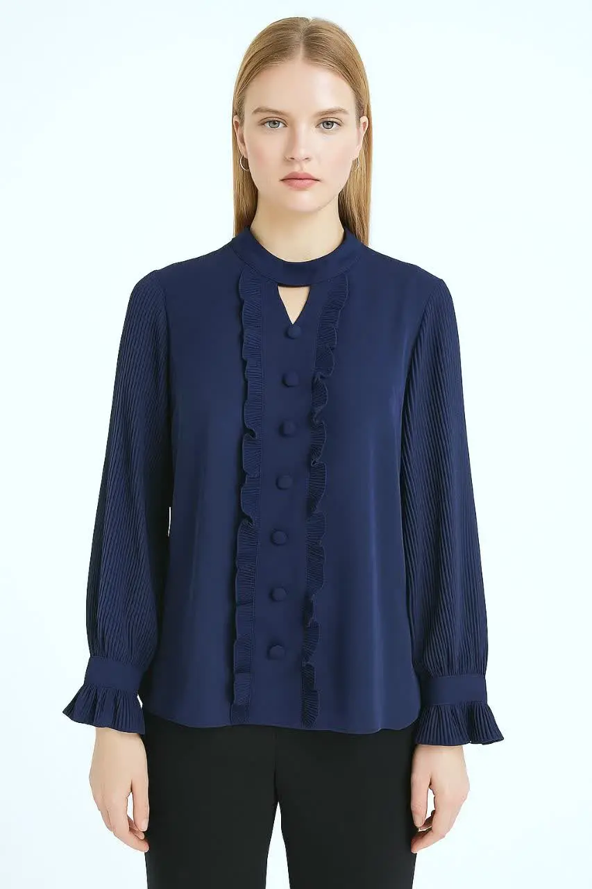 🌼شومیز مجلسی فرانک (برند سی...