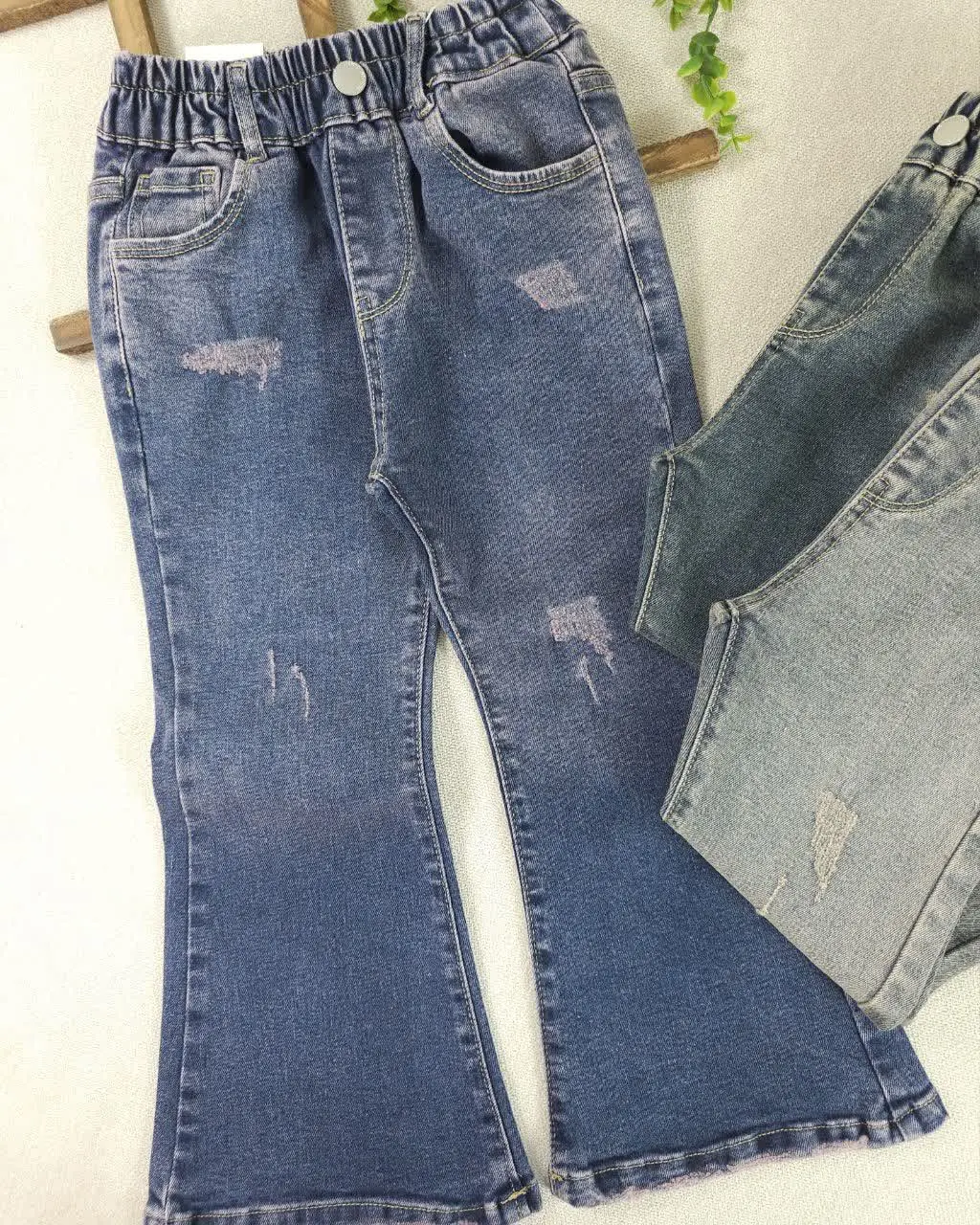 شلوار جین دخترانه دمپاگشاد