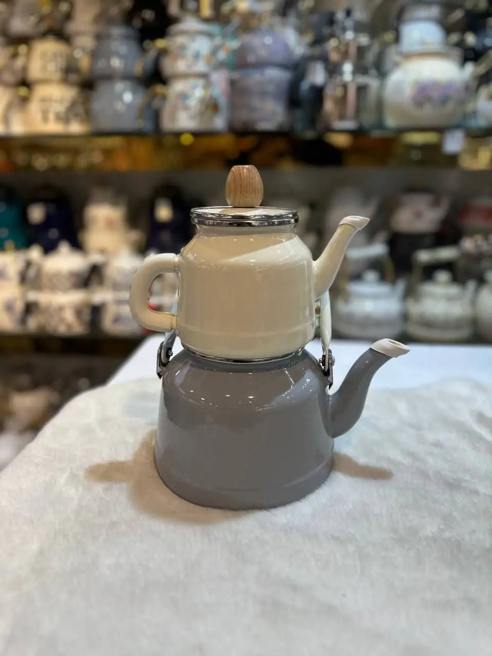 🔥 ست جذاب رنگ طوسی😍