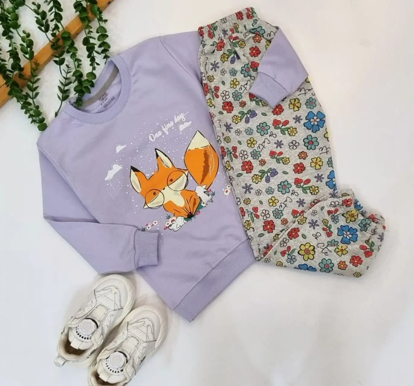 بلوز شلوار دخترانه روباه و...