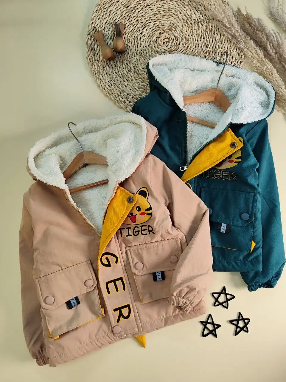 سویشرت داخل خز Tiger
