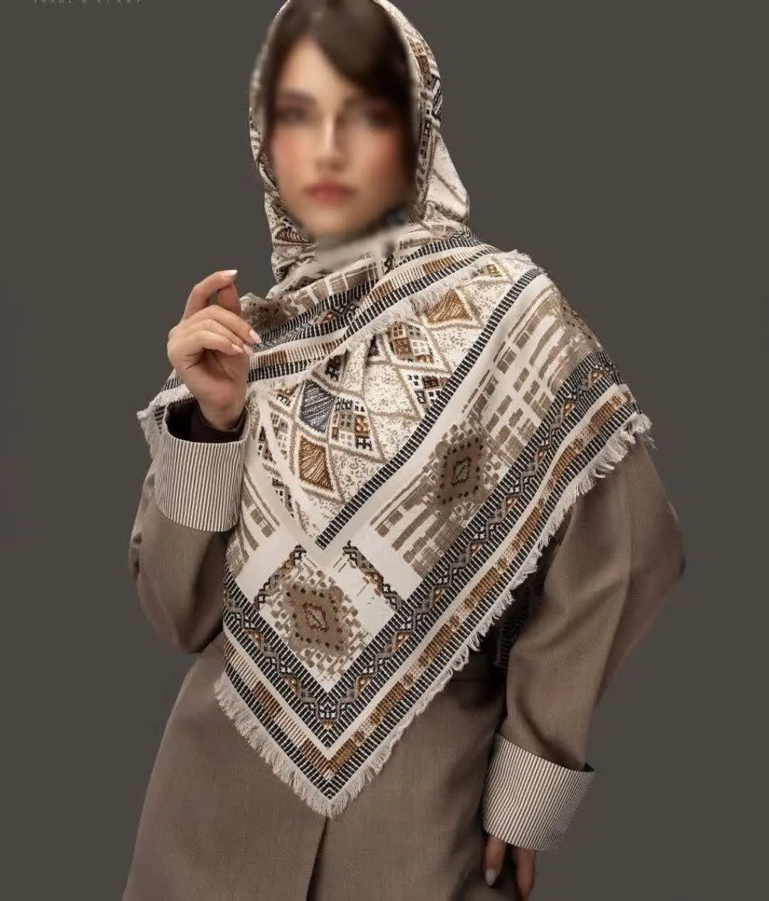 🧶روسری نخی کشمیر وارداتی👌😍