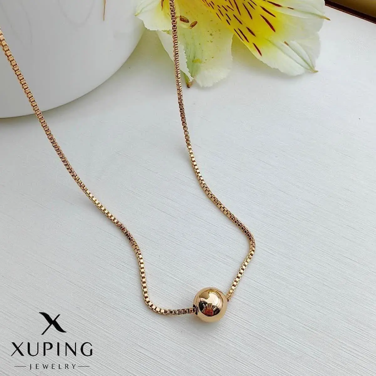 ⚜️ گردنبند ونیزی تک گوی ژوپ...