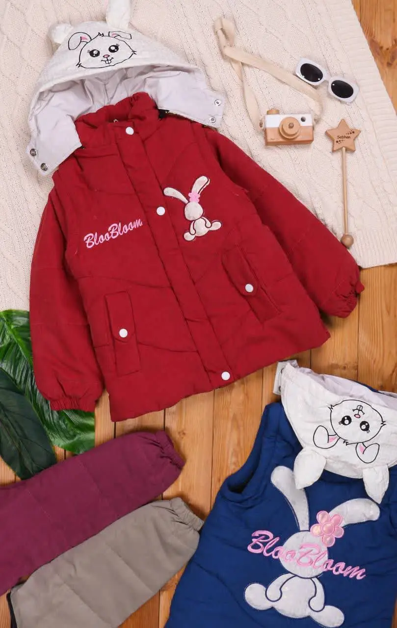 🎄کاپشن پافرشو پشت گلدوزی خر...