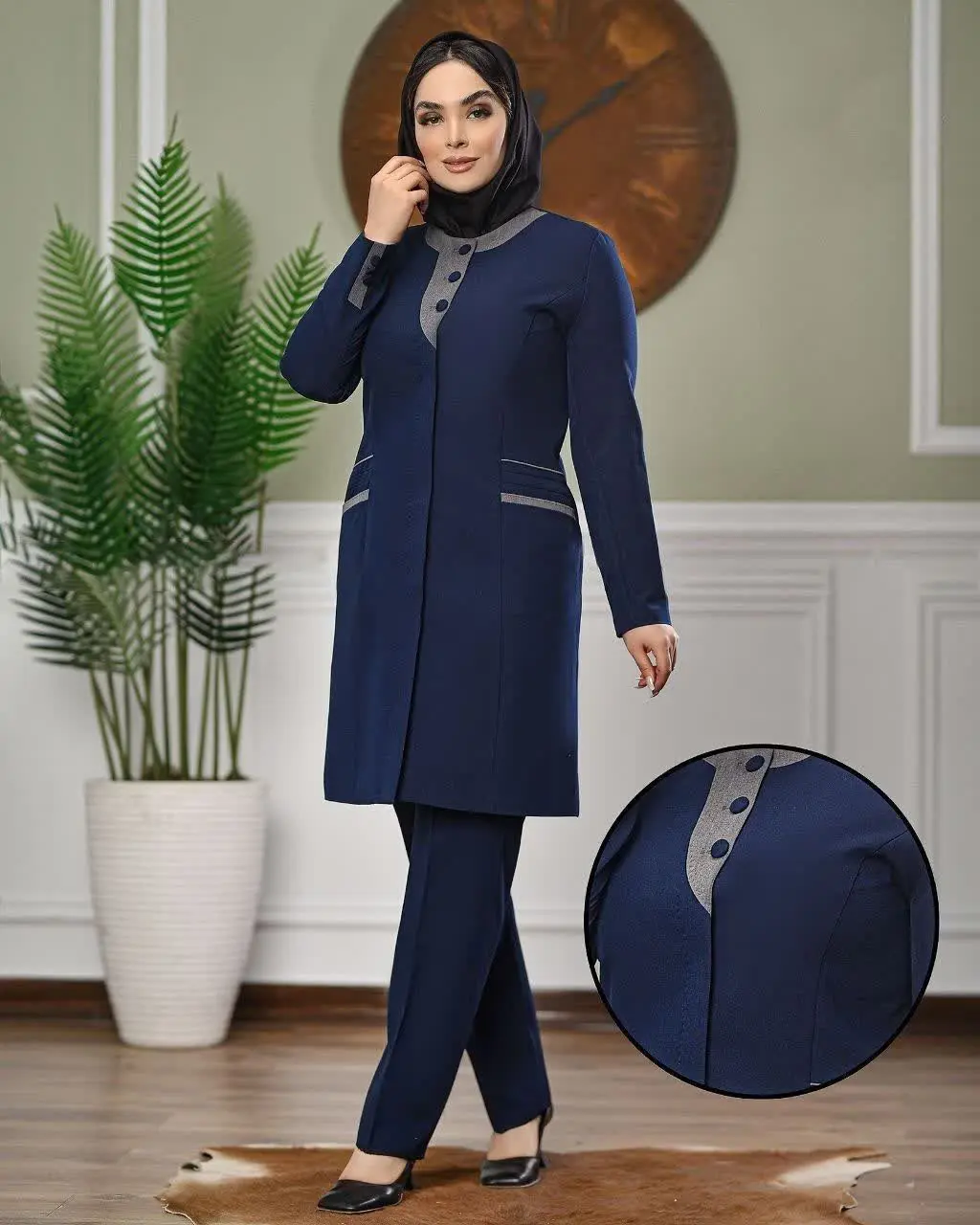 🍃نام: مانتو شلوار اداری خاتون
