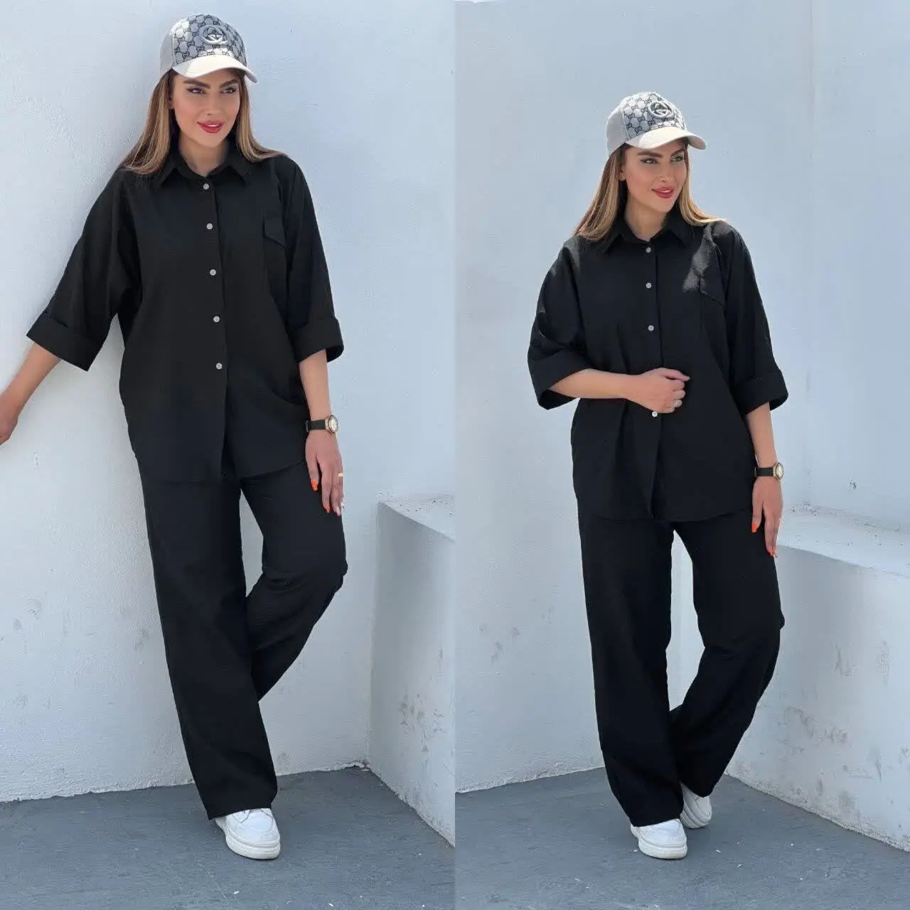 🏆ست زنانه مانتو و شلوار مدل Azadeh ویژه
