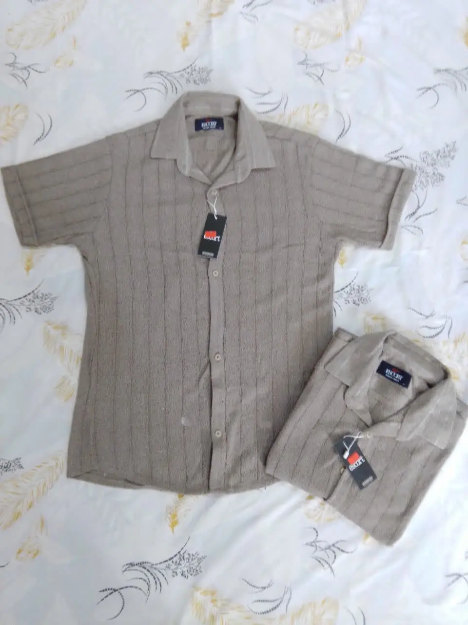 پیراهن آستین کوتاه طرح توری
