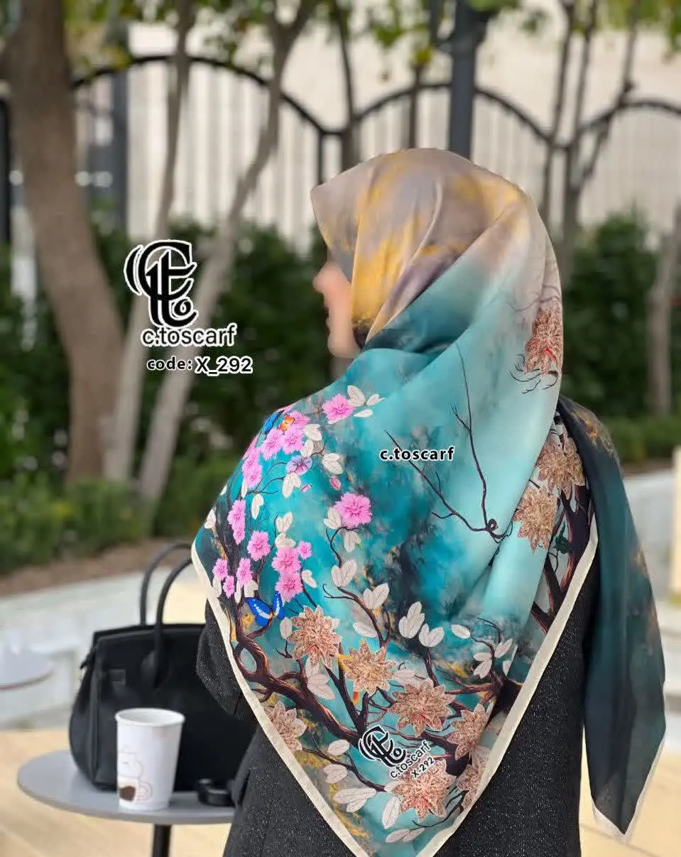 روسری طرح #گیتی 
