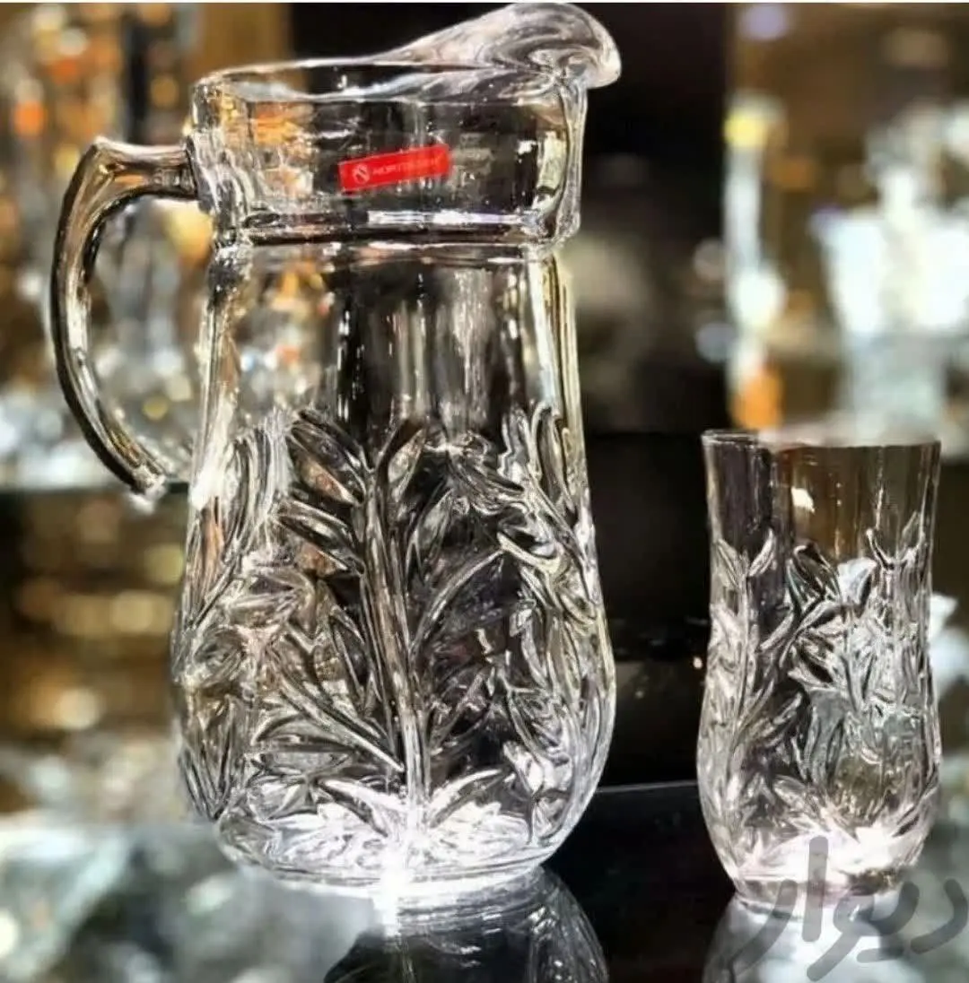 ❤️پارچ و لیوان نارسیس 
