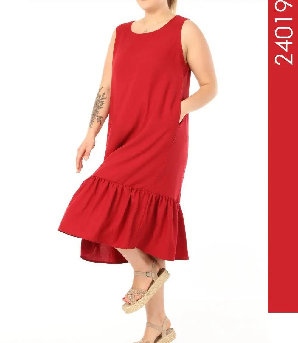 🔸 پیراهن دامن چین دار
