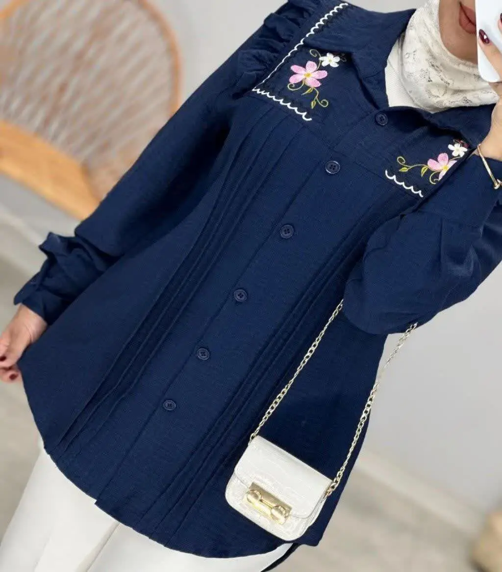 نام: شومیز گلدوزی پرگل