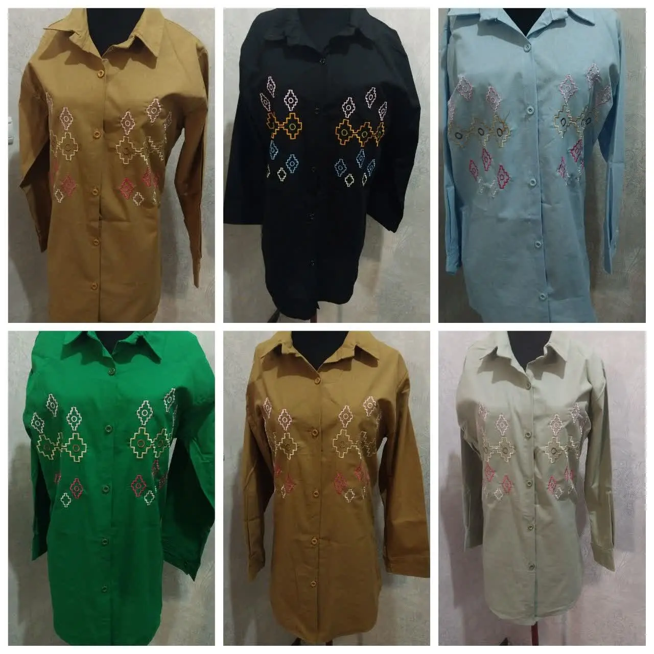 یه مانتو خنک گلدوزی شده خوش...