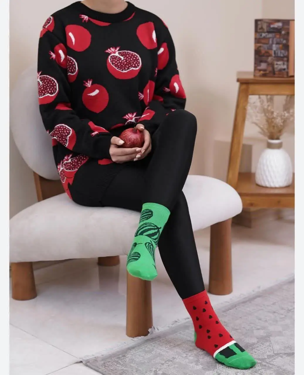 ❤️نام: بلوز بافت اناری (*یلدایی*) 
