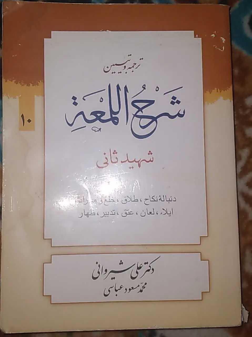 شرح لمعه جلد۱۰
