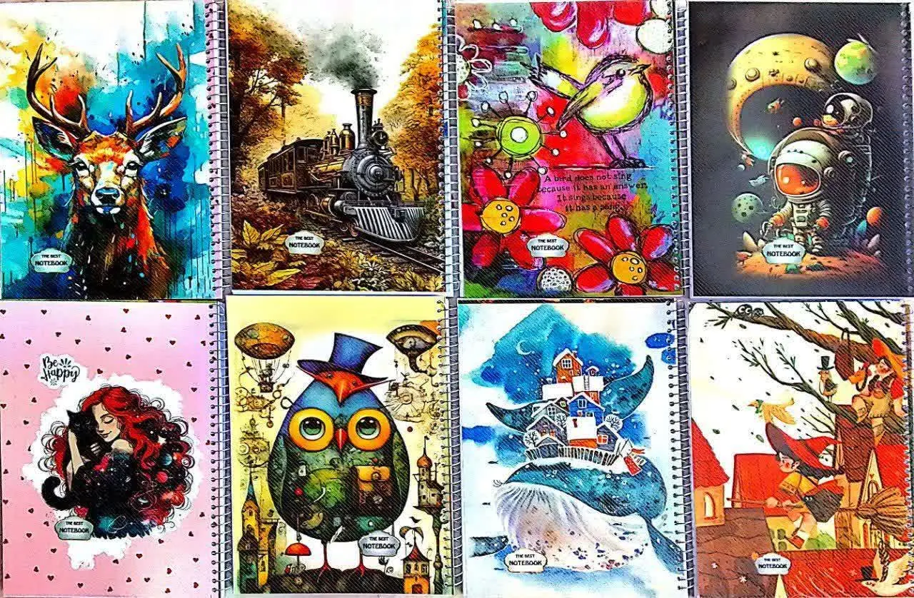 ✅دفتر ۱۰۰ برگ طلقی کلاسیک ا...