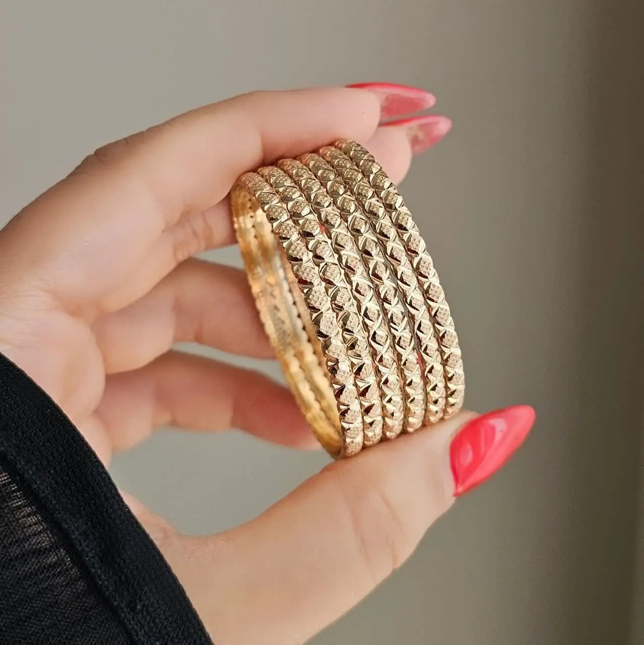 النگو ۳میل بچگانه طلا روس ج...