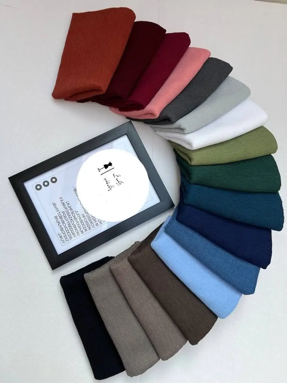 ❌شال برشکا فقط رنگ آبی آسمانی ❌ 
