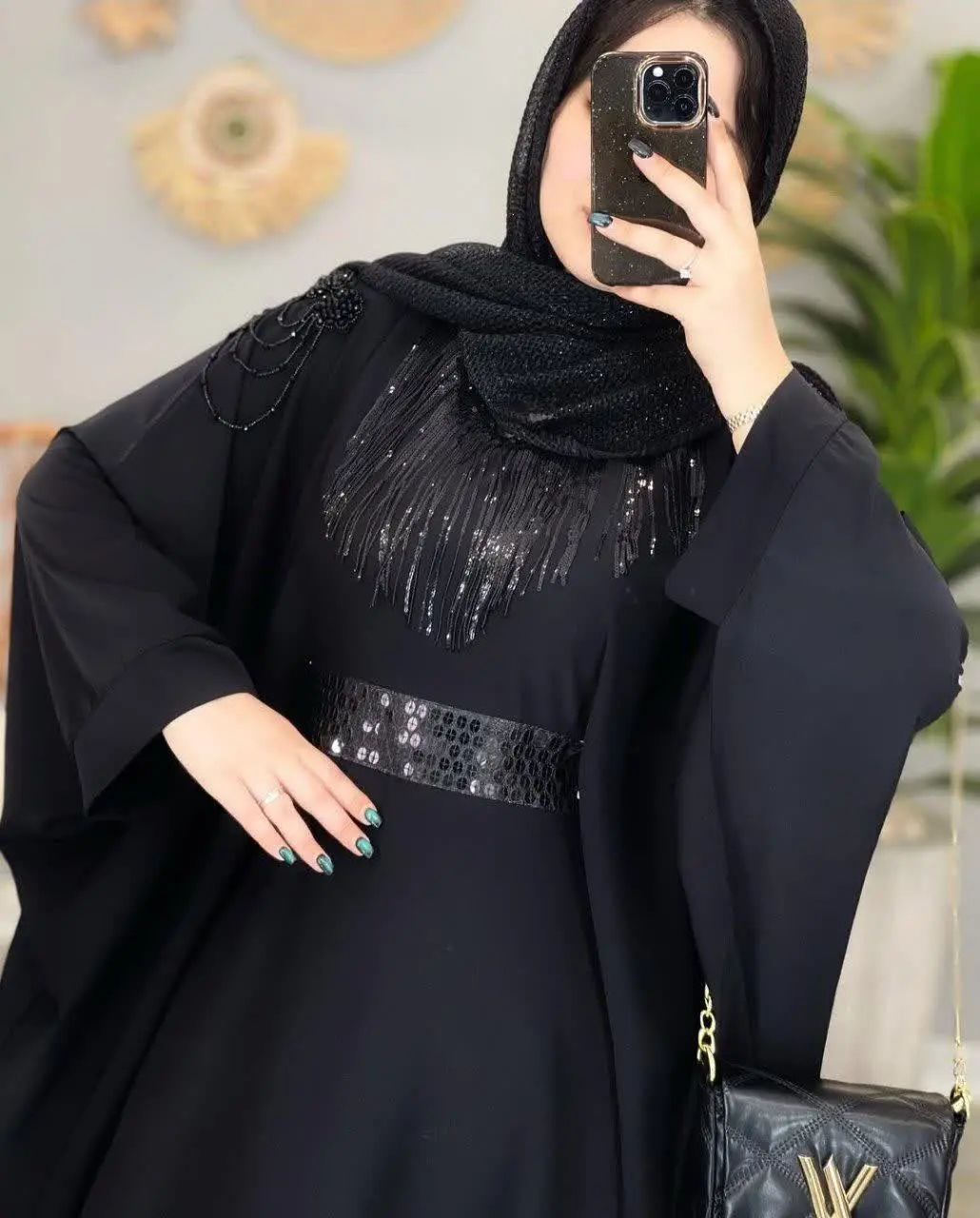 🦋نام محصول: عبای ریسه پولکی 
