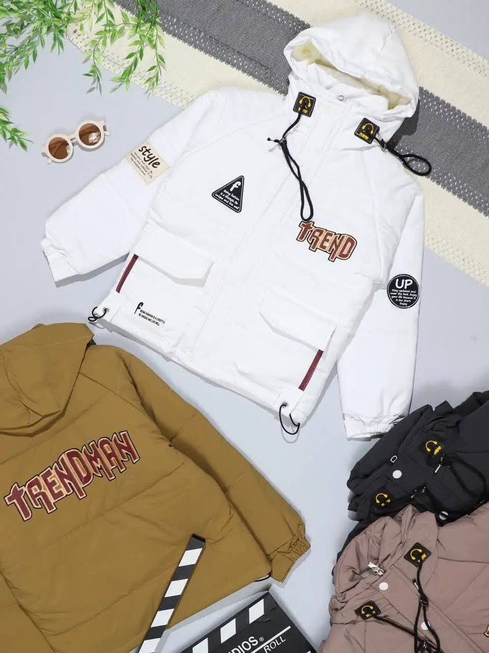 👫کاپشن پسرانه گلدوزی TREND👫