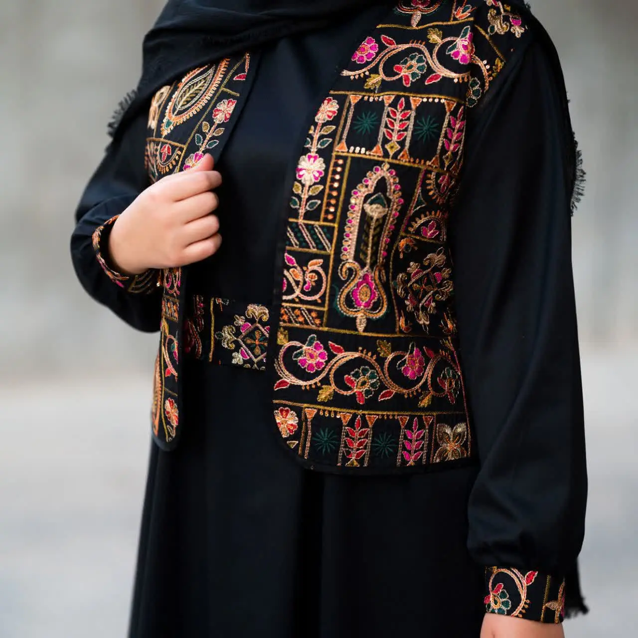 #شارژ مجدد وست وپیراهن 🥰با پارچه متفاوت🤩
