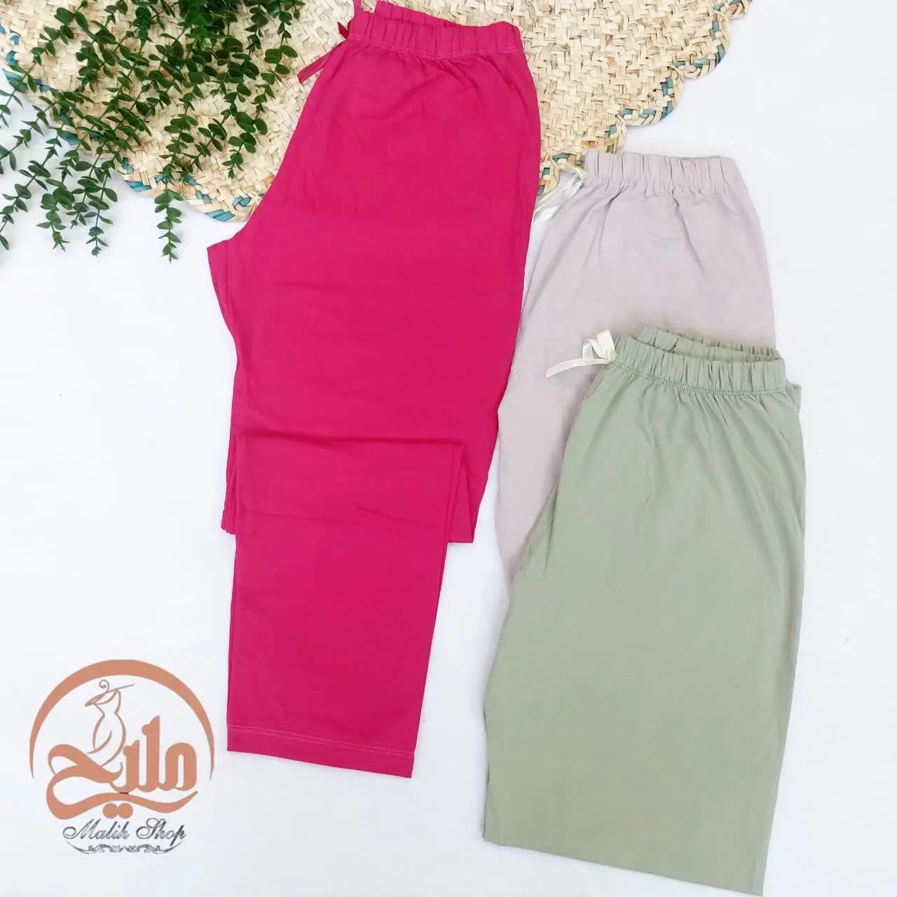 ✅شلوار نخپنبه ساده🌼☁️