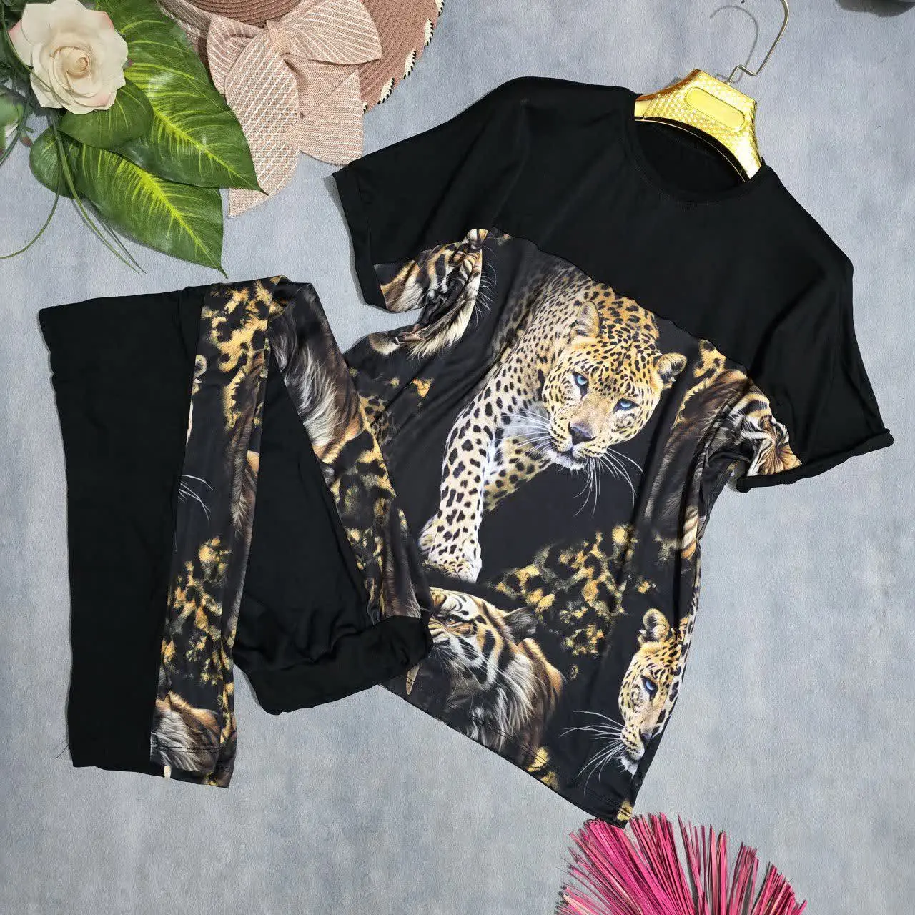 👚نام: بلوز کیمونو ساپورت پلنگی سابلی
