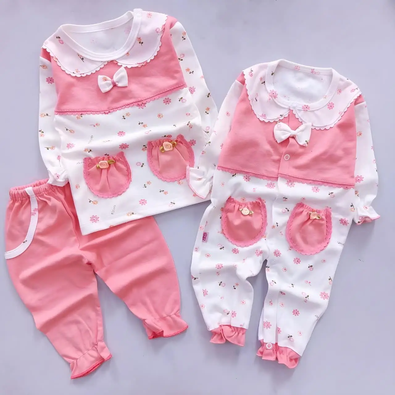 🌸بلوز شلوار نوزادی دخترانه...