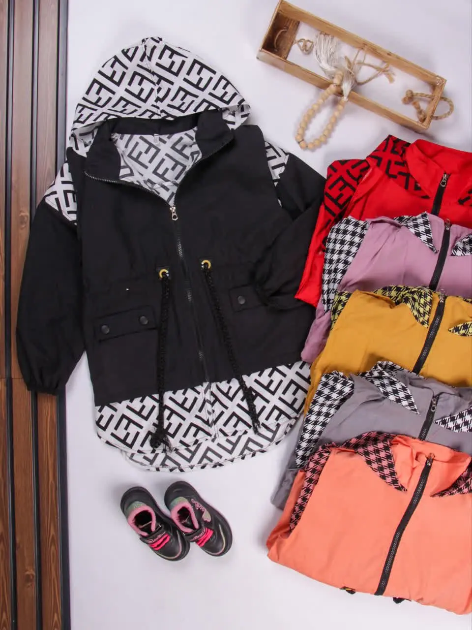 💢مانتو (تونیک) میکرو کلاهدار💢
