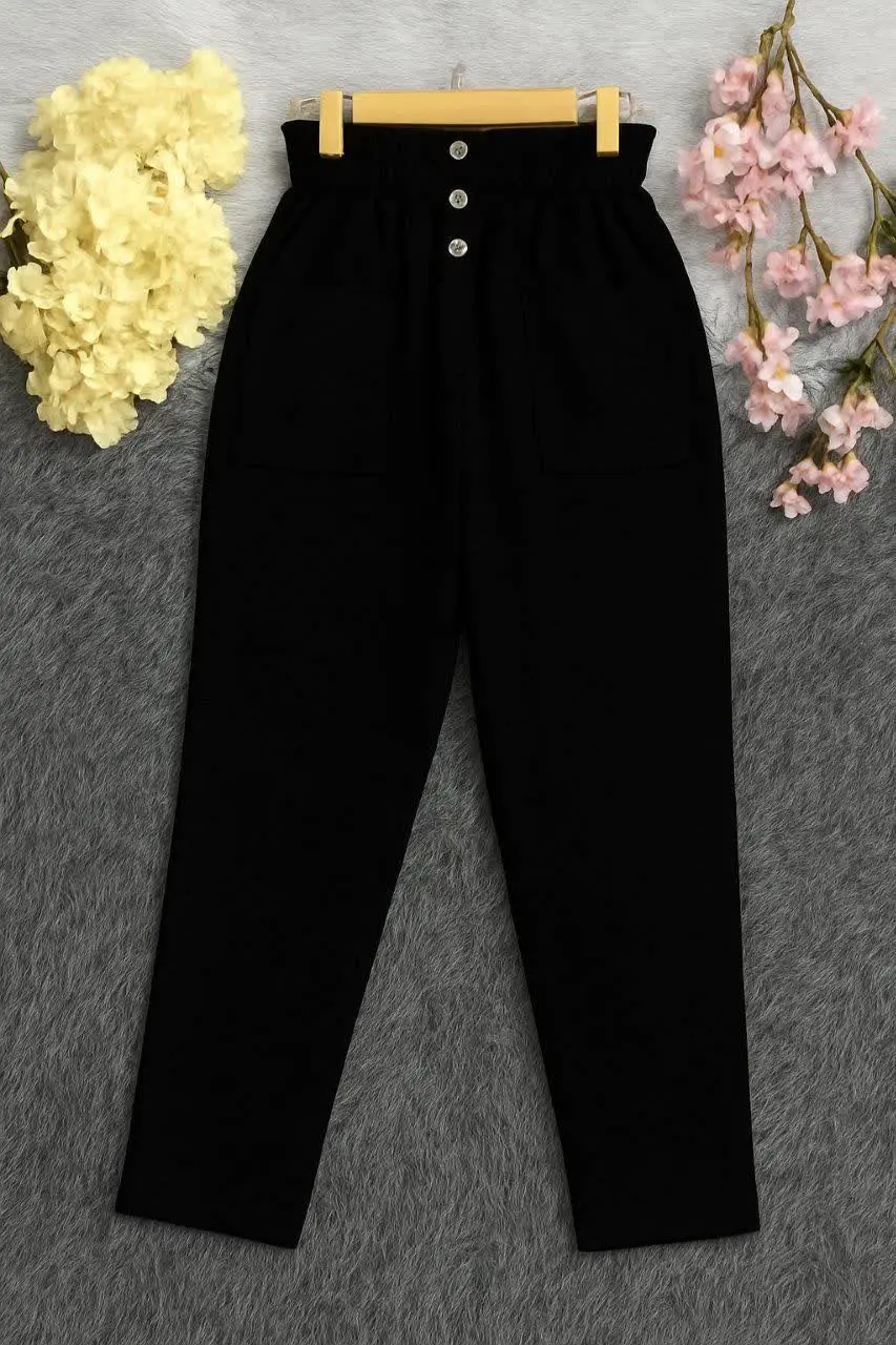 شلوار مام کتان ۱۱۰۷