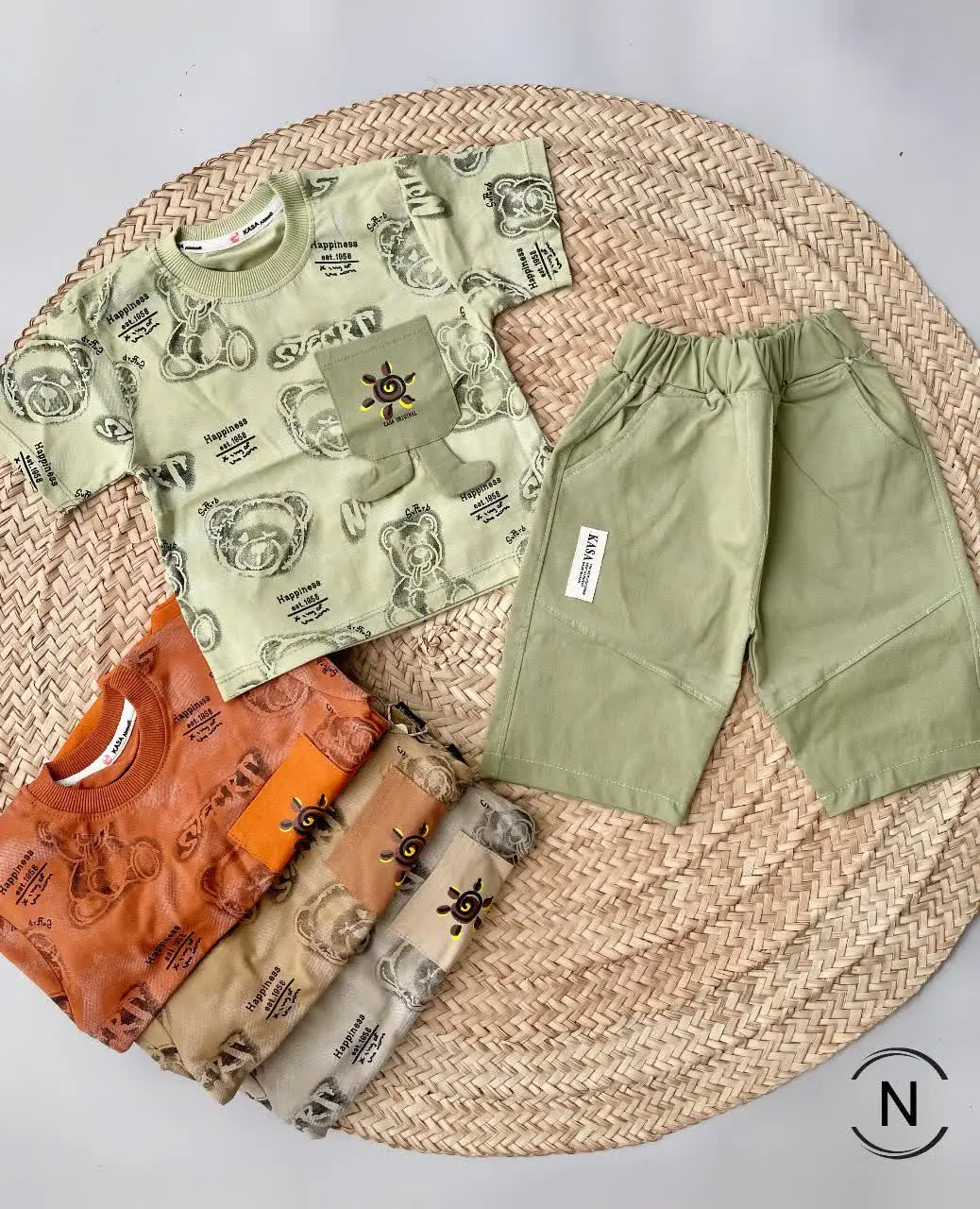 #بلوزشورت‌پسرانه پنبه کتان اعلا 
