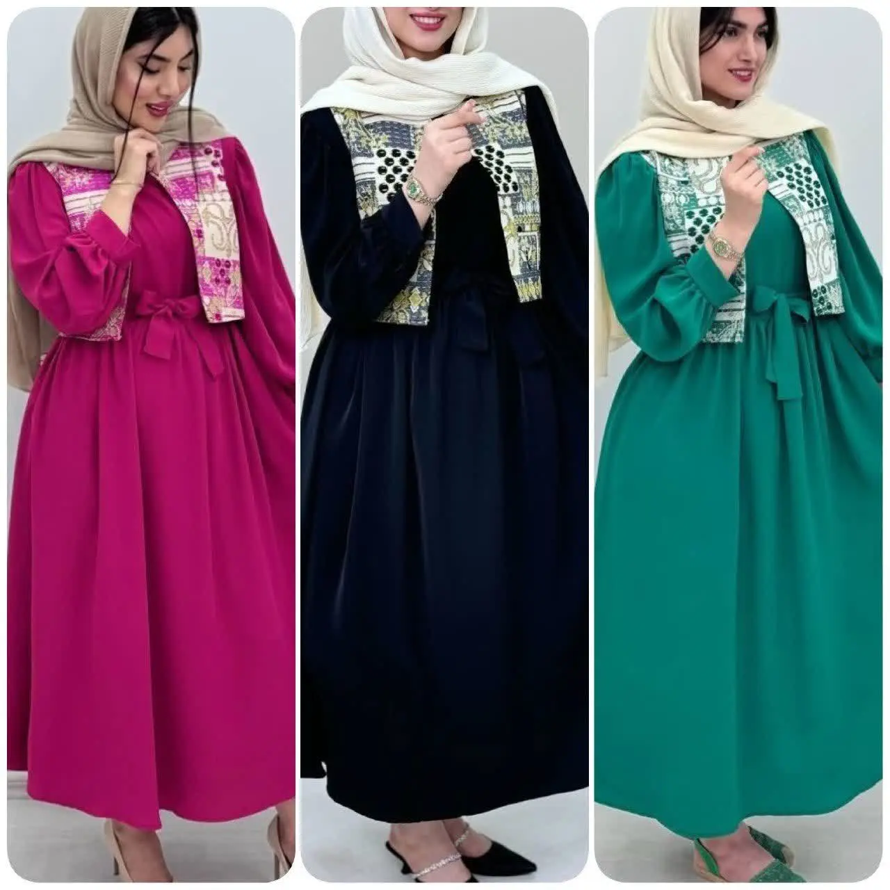 ❤️نام: سارافن و جلیقه مدل ویولت
