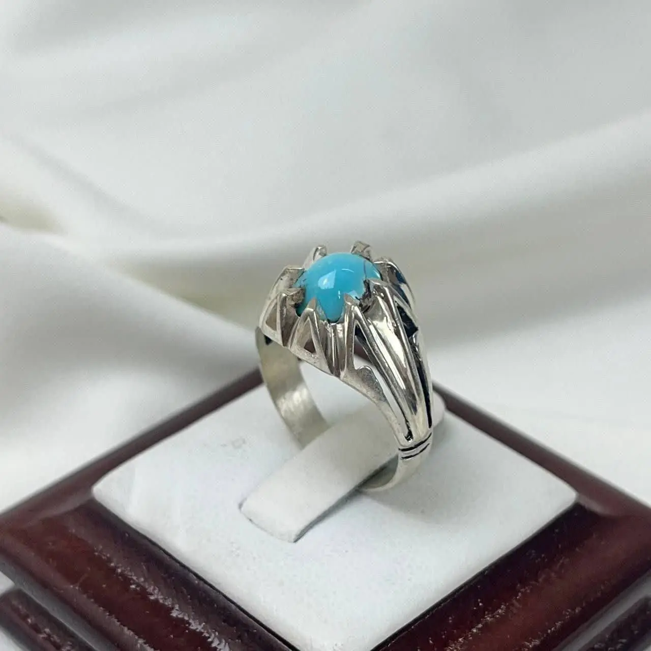 #انگشتر #نقره مردانه رکاب معروف و پر طرفدار مدل چنگی
