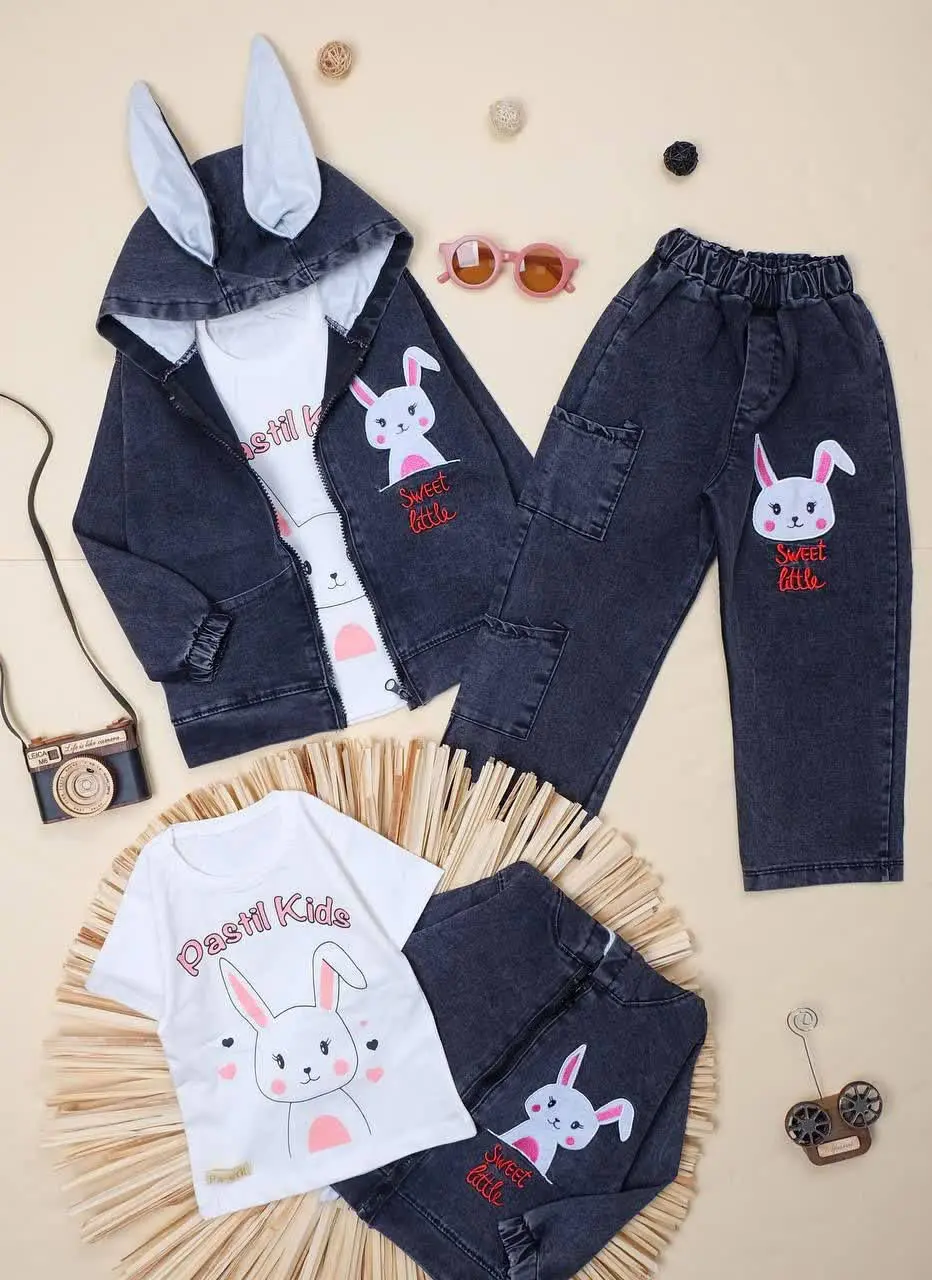 👚نام: ۳تیکه لی مدل خرگوش گوش کج🌼🐰
