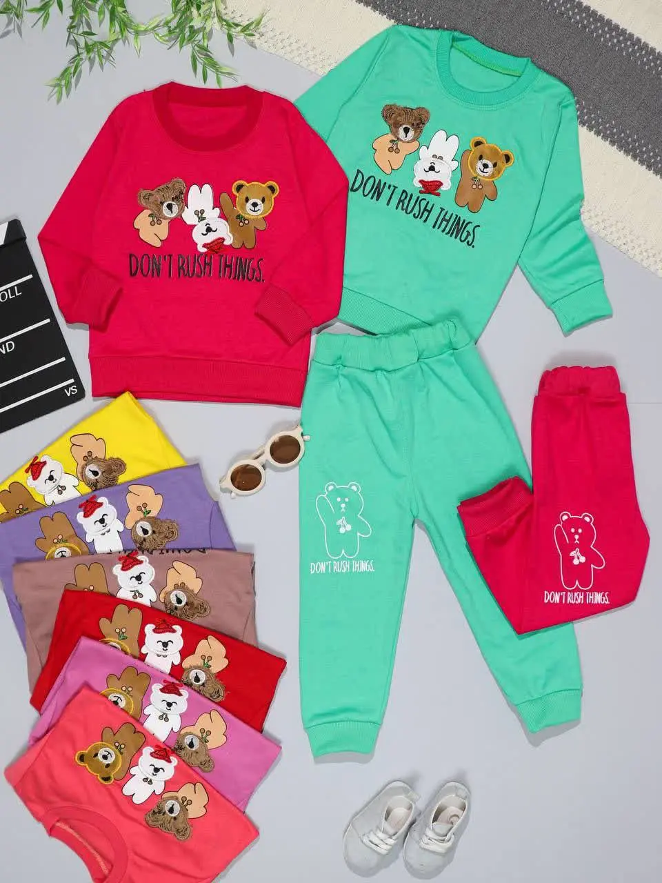 👫بلوز و شلوار دخترانه گلدوز...