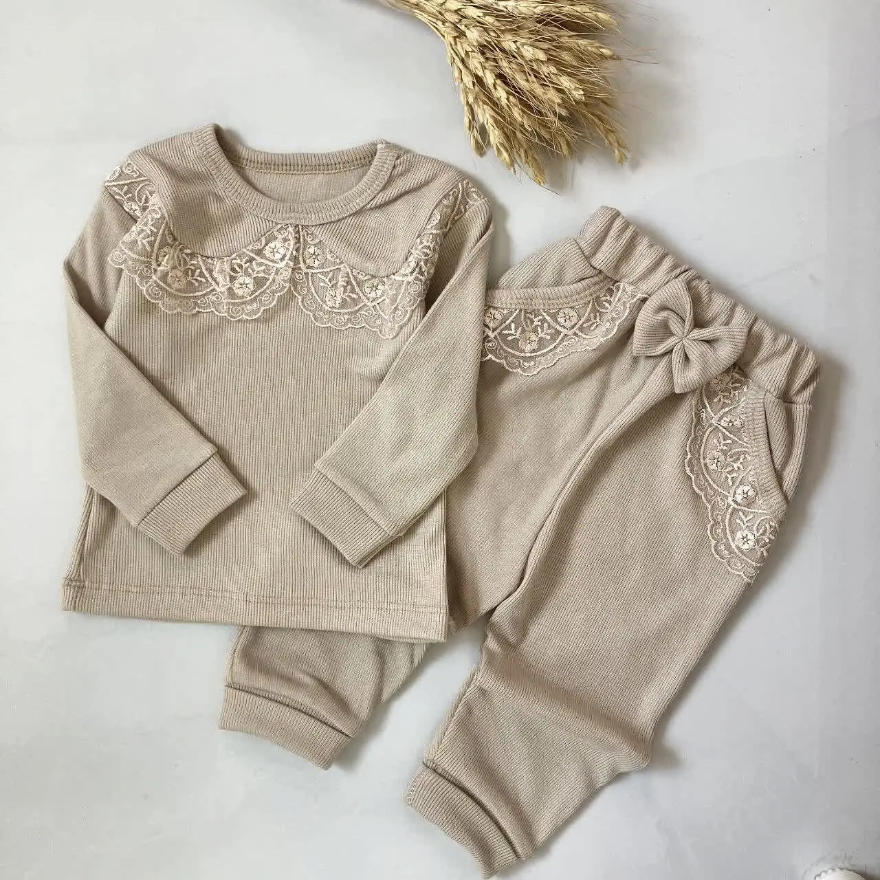 بلوز شلوار دخترانه گیپوری
