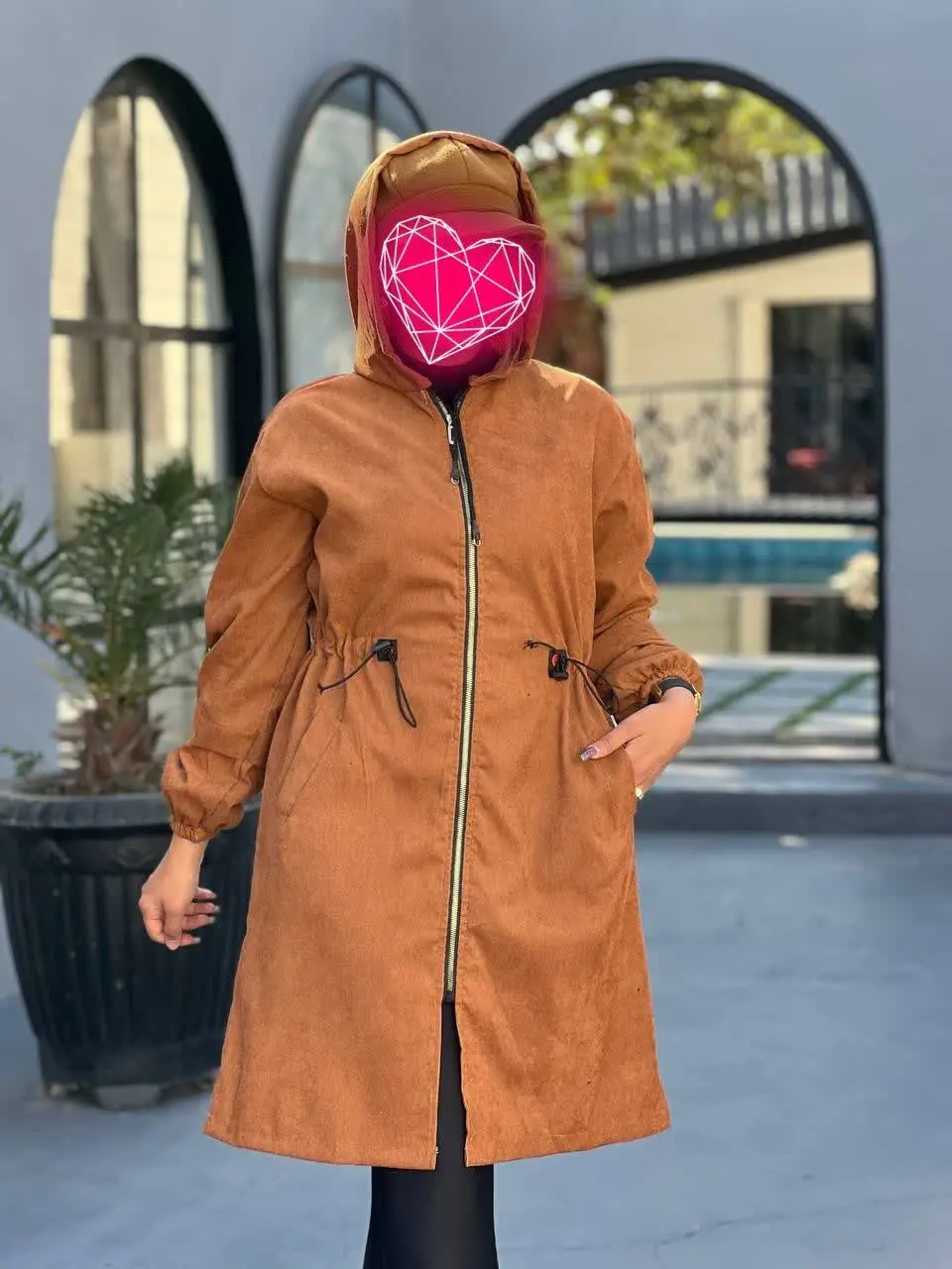 مانتو بلند پاییزه مدل سعیده🌱🌹