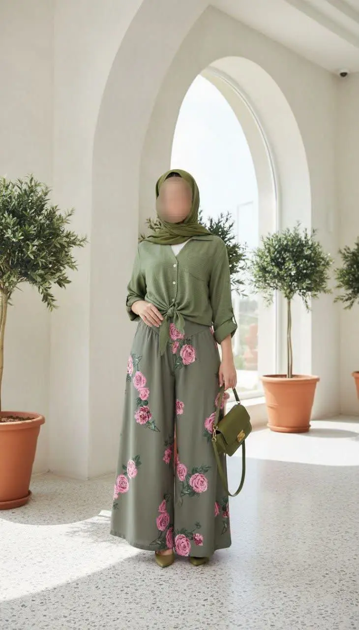 شومیز شلوار گلبو